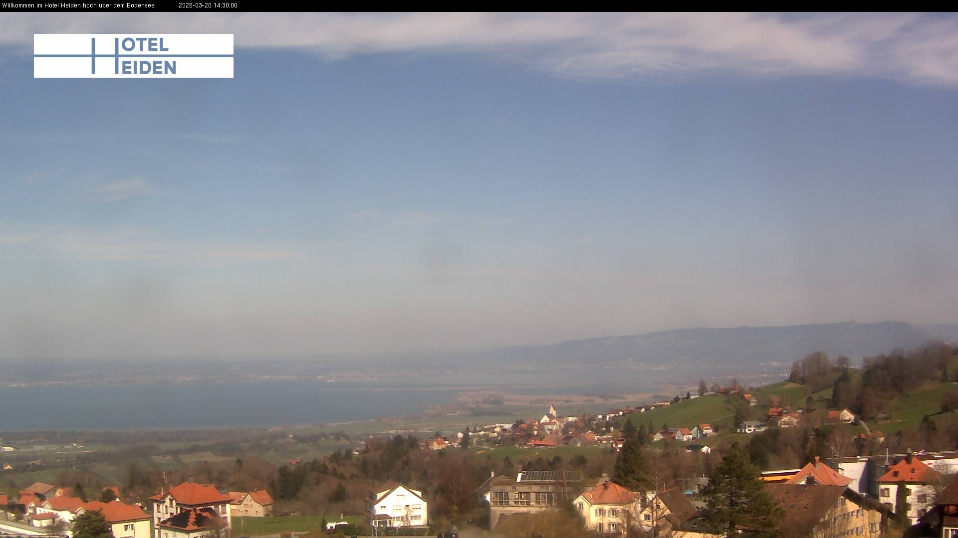 Archiv Foto Webcam Heiden - Blick über den Bodensee