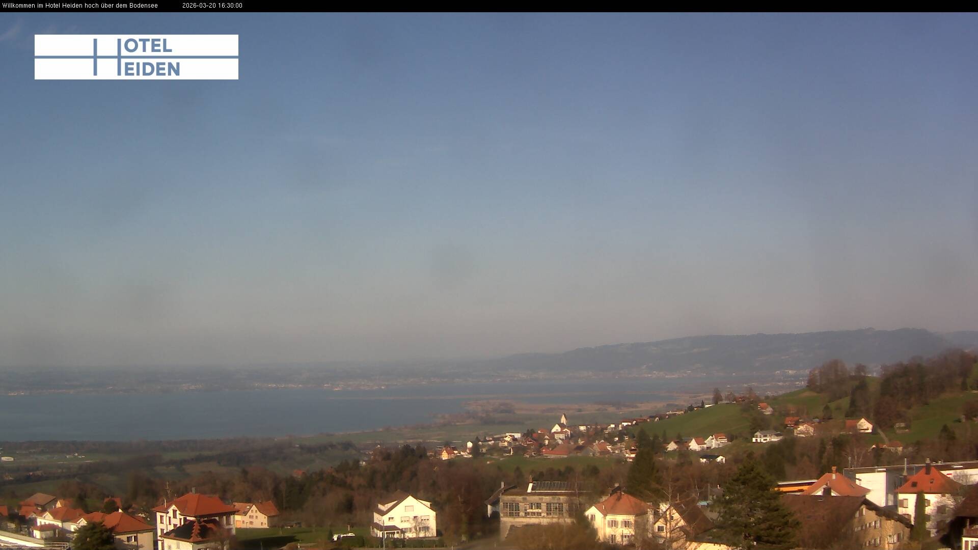 Archiv Foto Webcam Heiden - Blick über den Bodensee