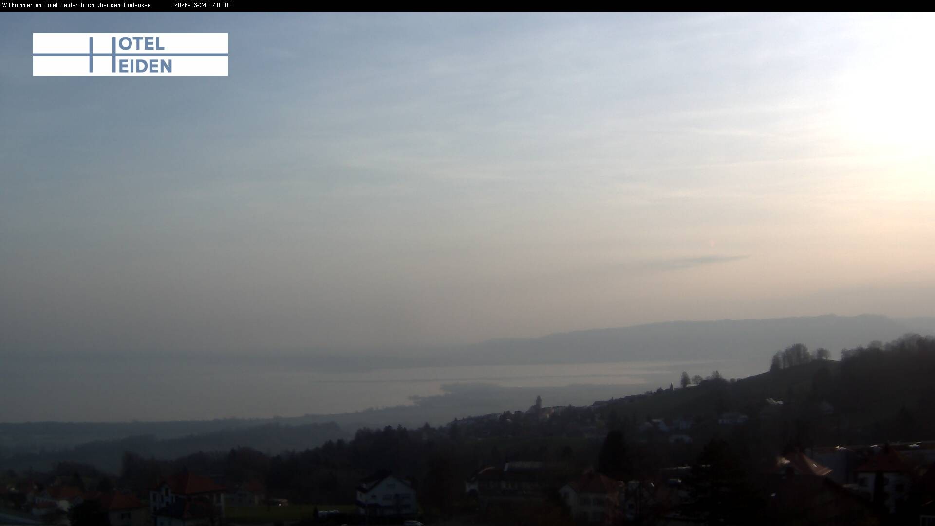 Archiv Foto Webcam Heiden - Blick über den Bodensee