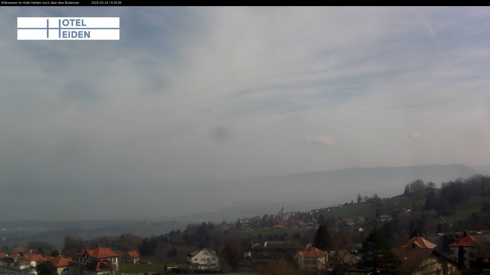 Archiv Foto Webcam Heiden - Blick über den Bodensee