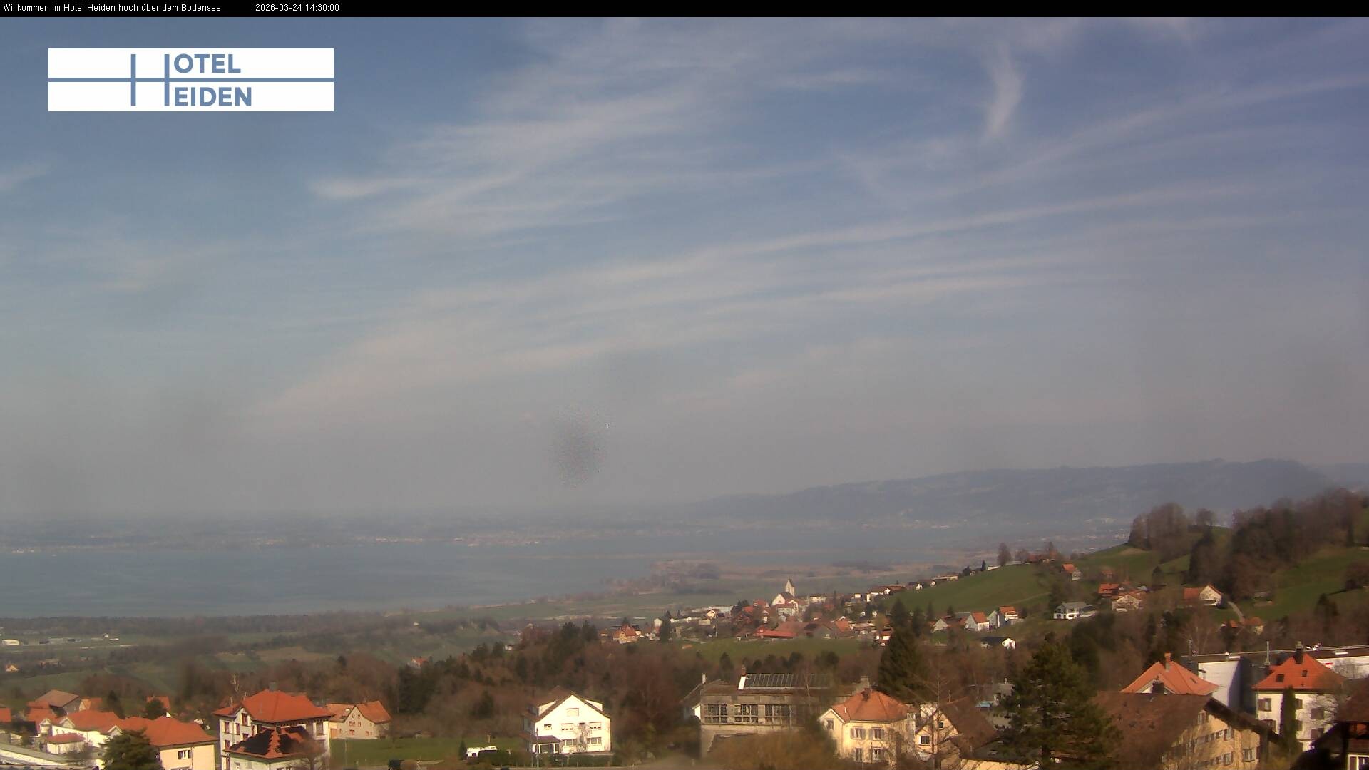Archiv Foto Webcam Heiden - Blick über den Bodensee