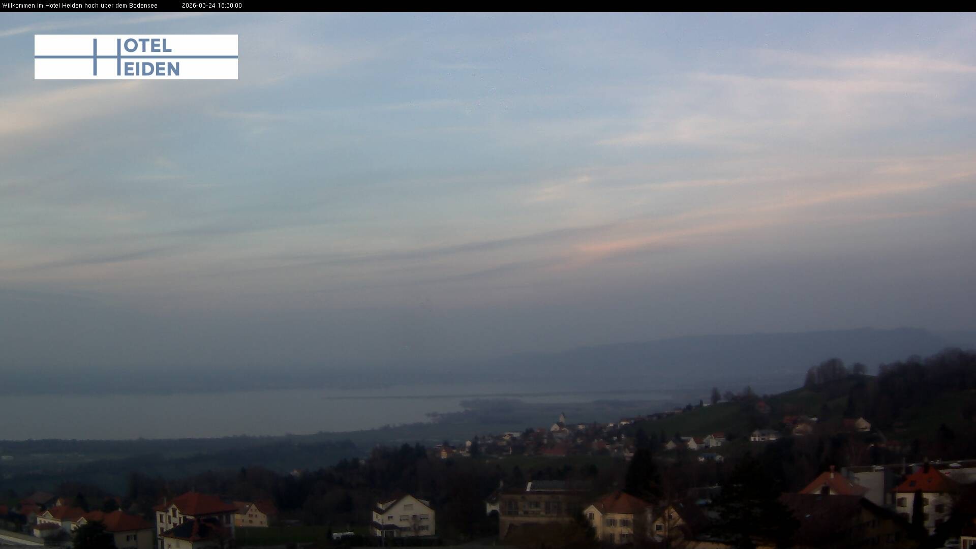 Archiv Foto Webcam Heiden - Blick über den Bodensee