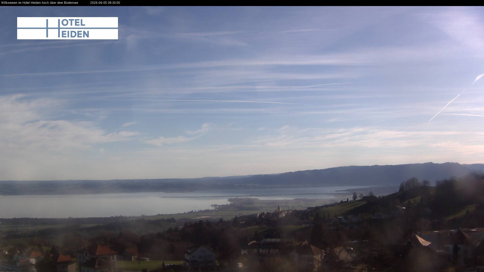 Archiv Foto Webcam Heiden - Blick über den Bodensee