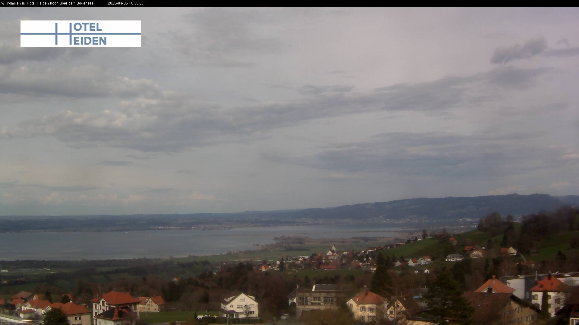 Archiv Foto Webcam Heiden - Blick über den Bodensee