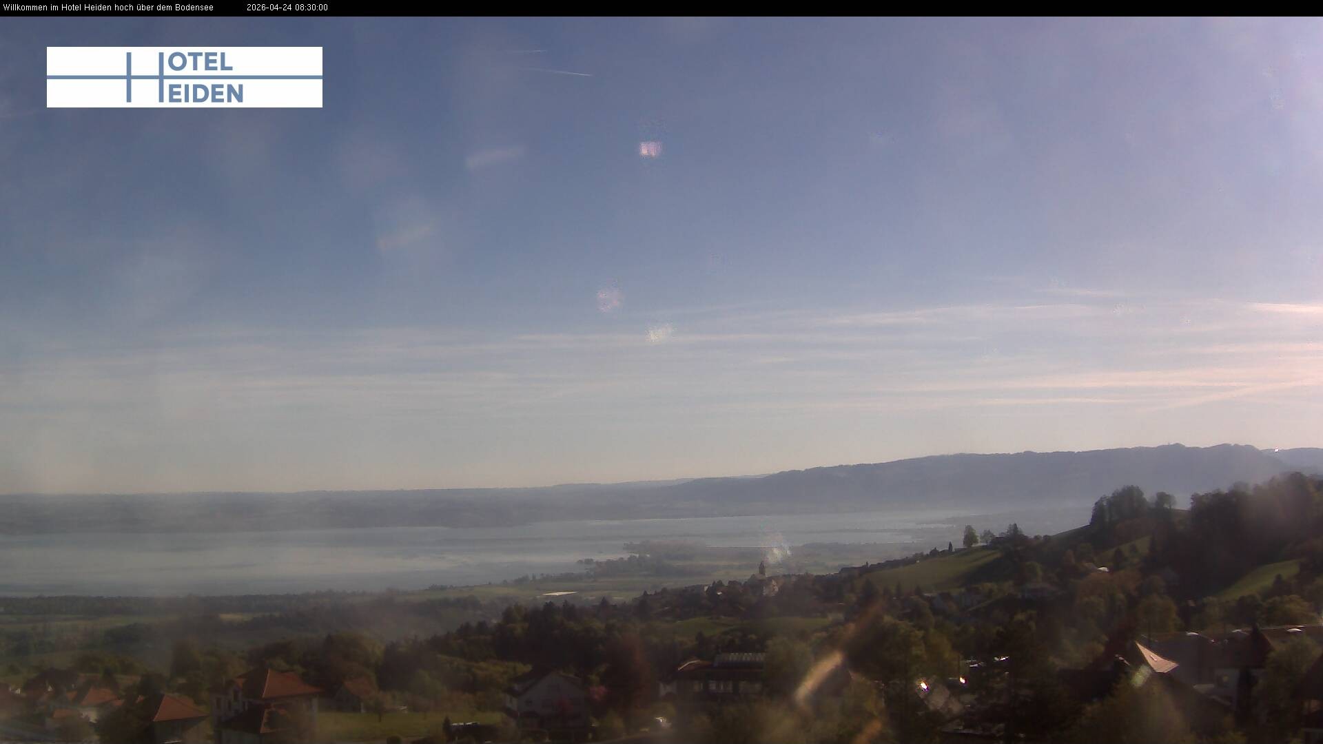 Archiv Foto Webcam Heiden - Blick über den Bodensee