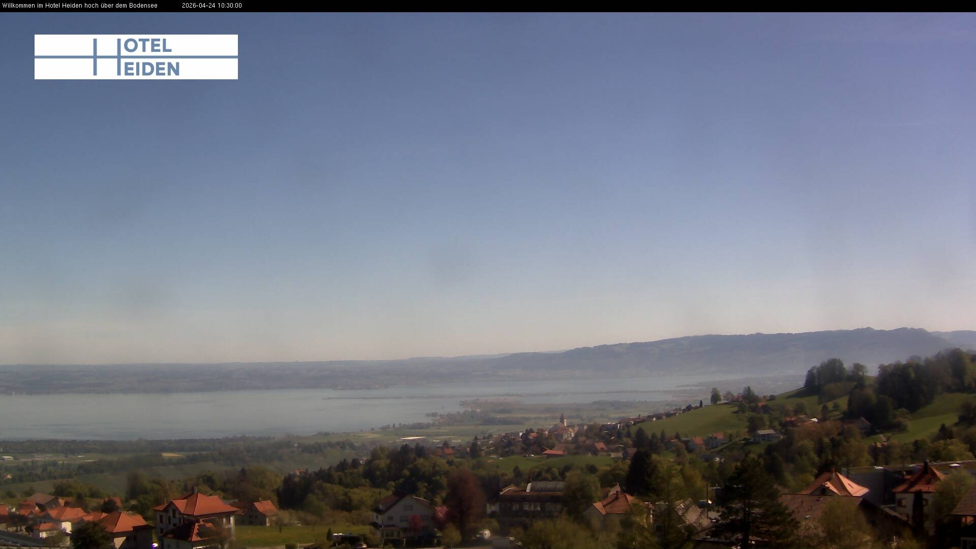 Archiv Foto Webcam Heiden - Blick über den Bodensee