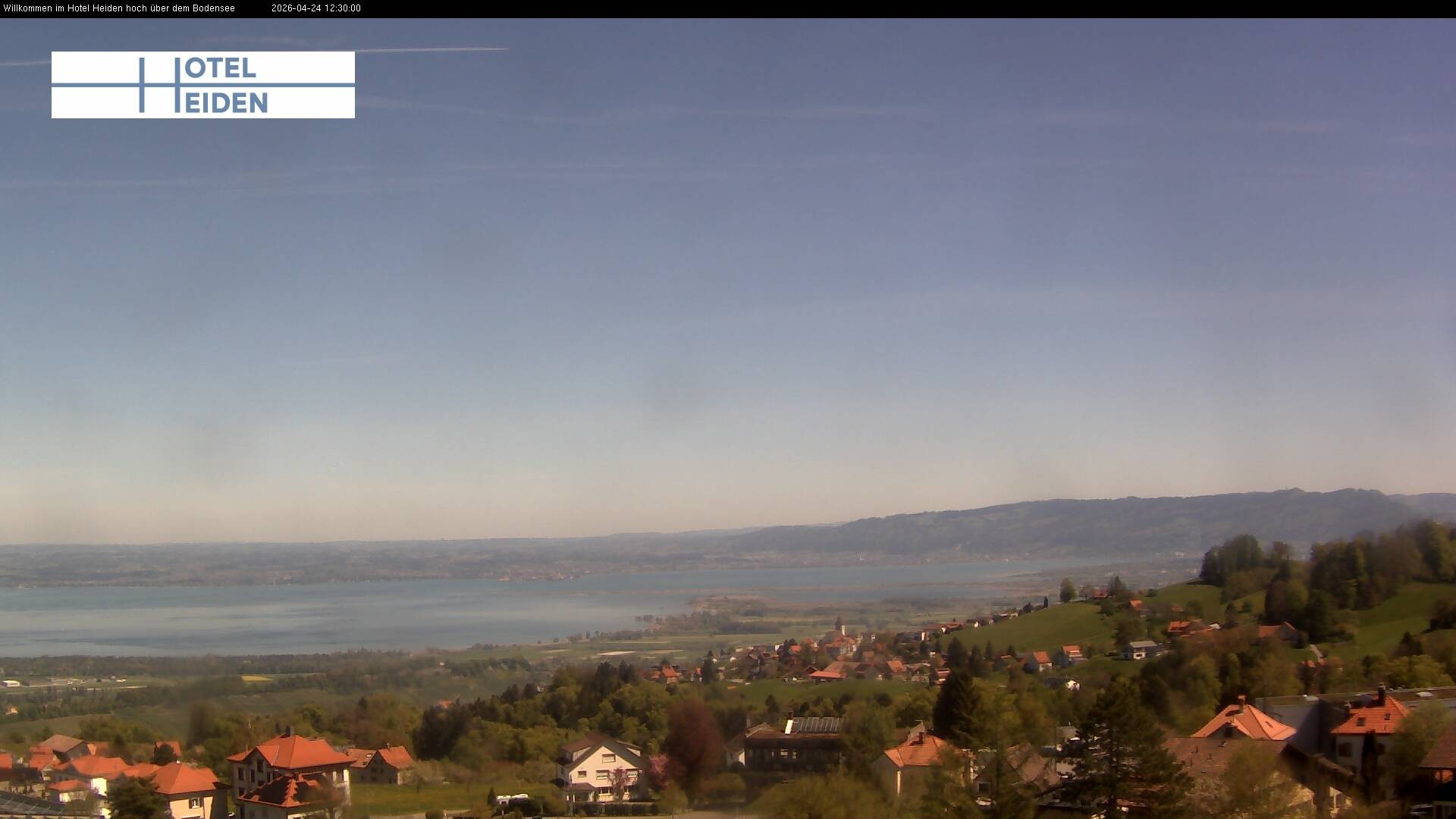 Archiv Foto Webcam Heiden - Blick über den Bodensee
