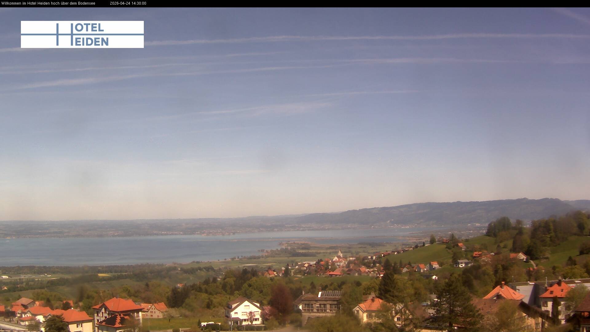 Archiv Foto Webcam Heiden - Blick über den Bodensee