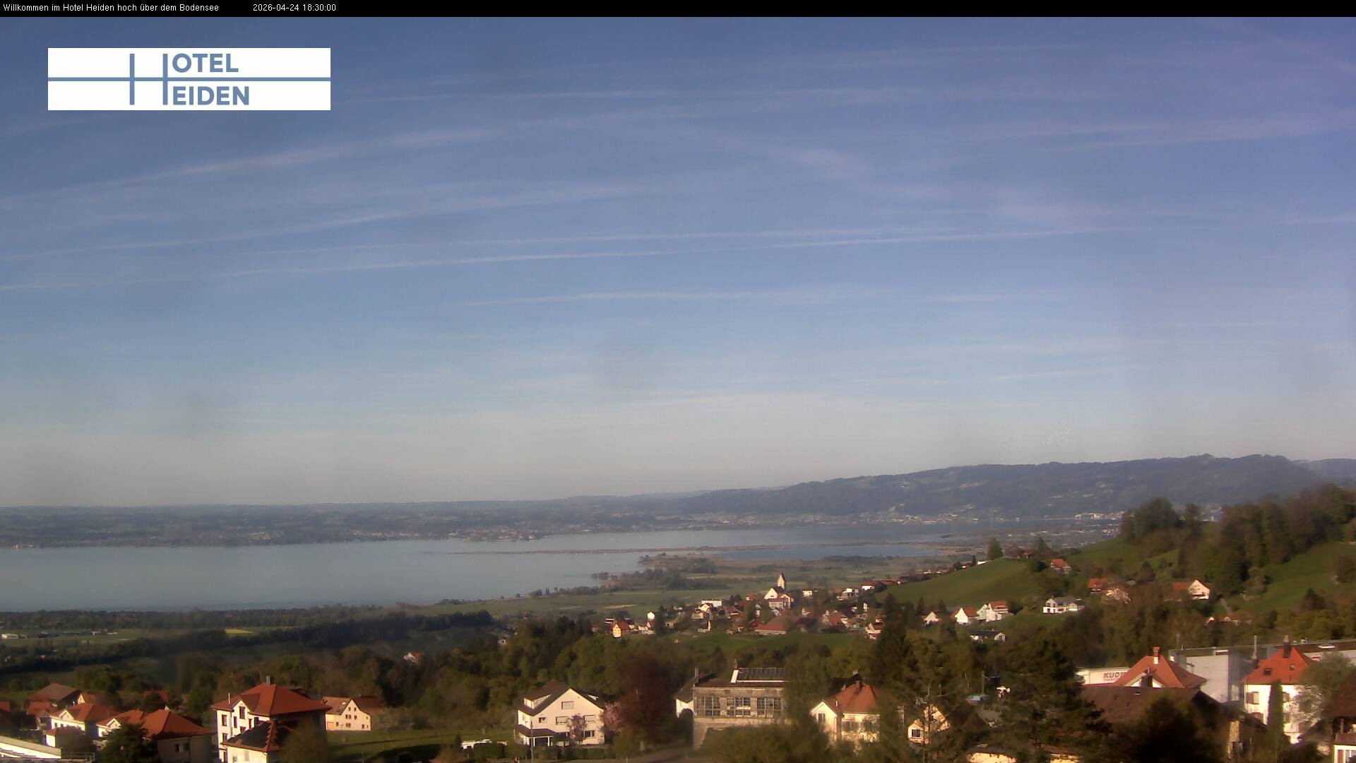 Archiv Foto Webcam Heiden - Blick über den Bodensee