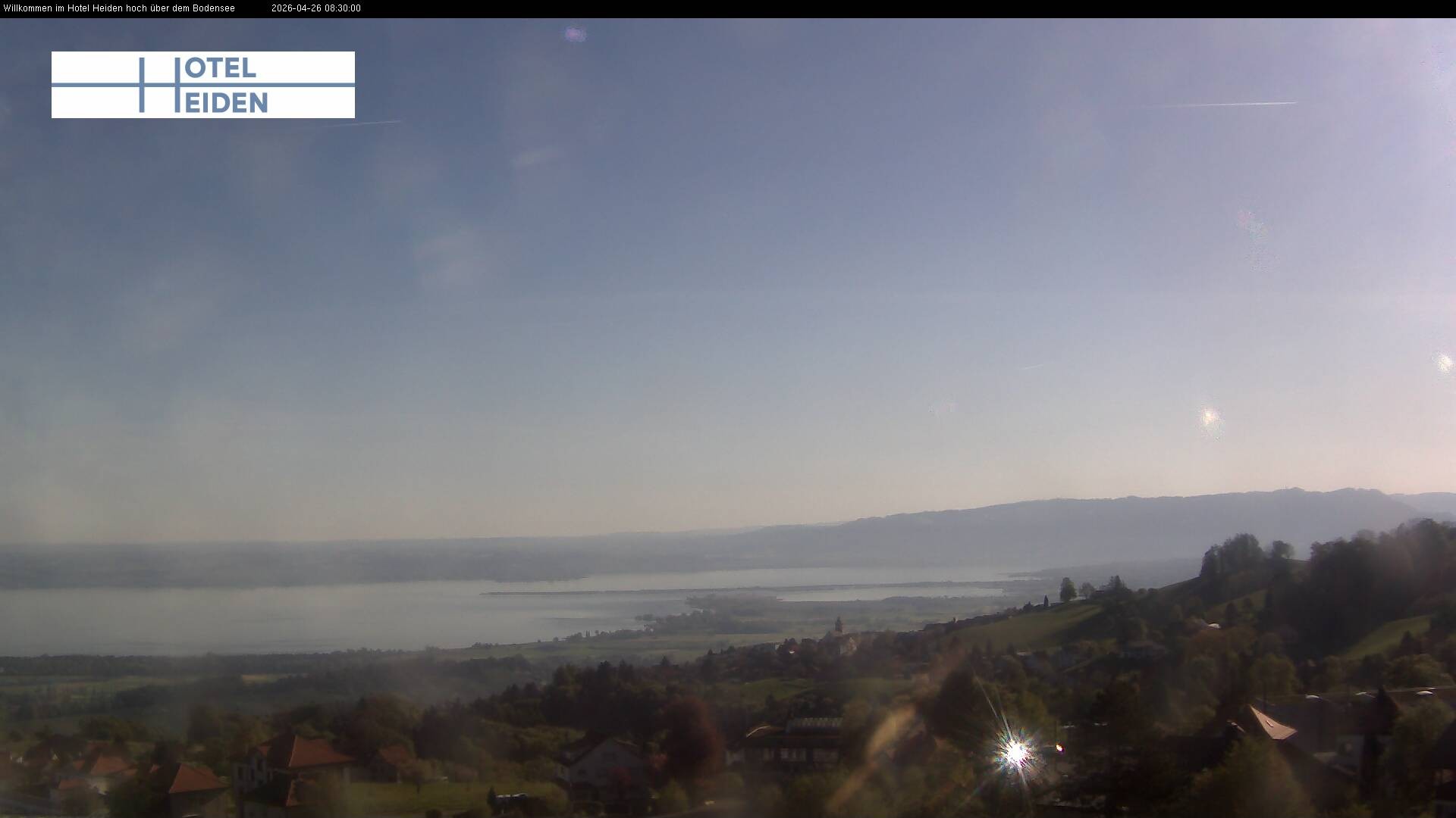 Archiv Foto Webcam Heiden - Blick über den Bodensee