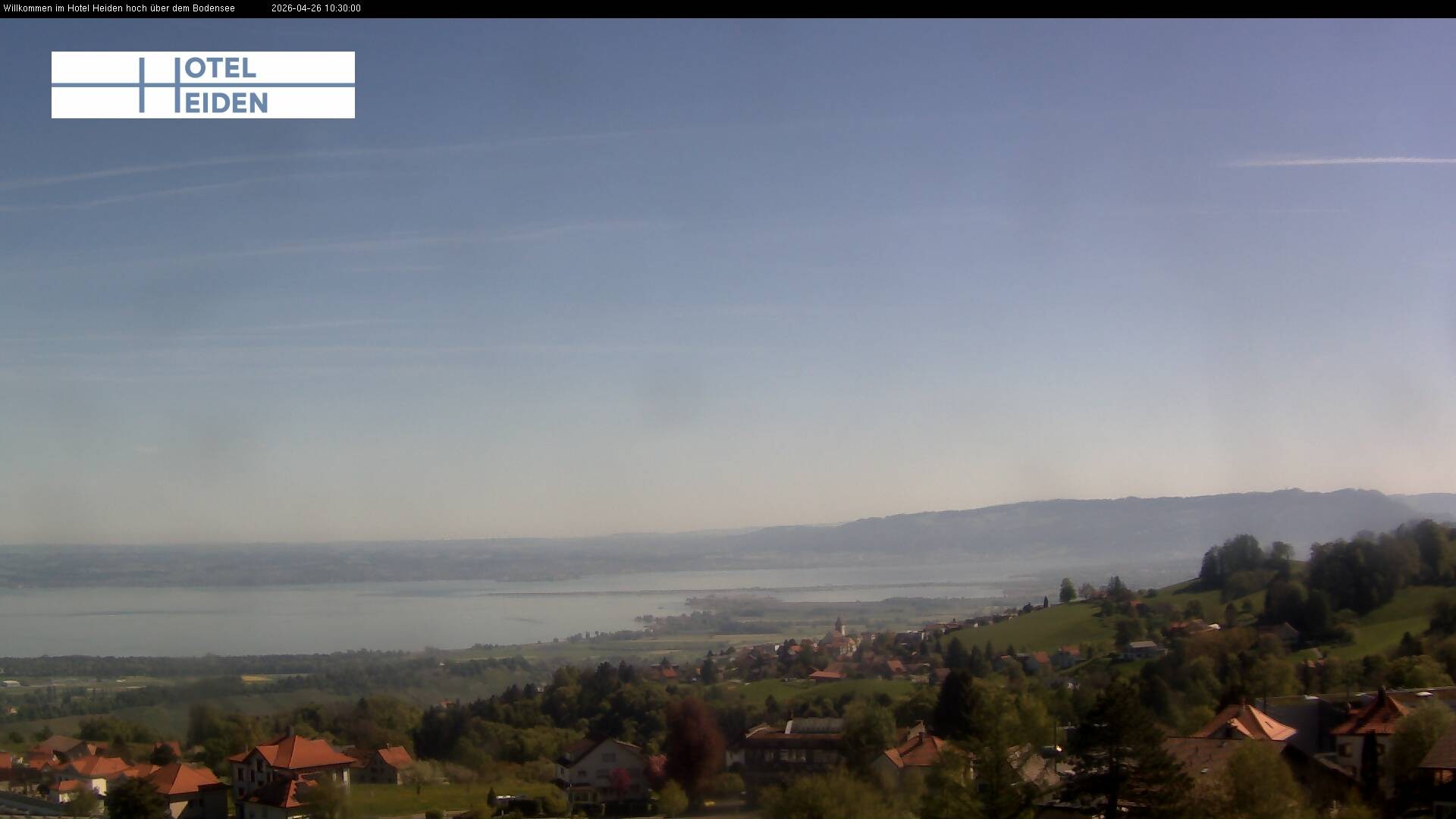 Archiv Foto Webcam Heiden - Blick über den Bodensee