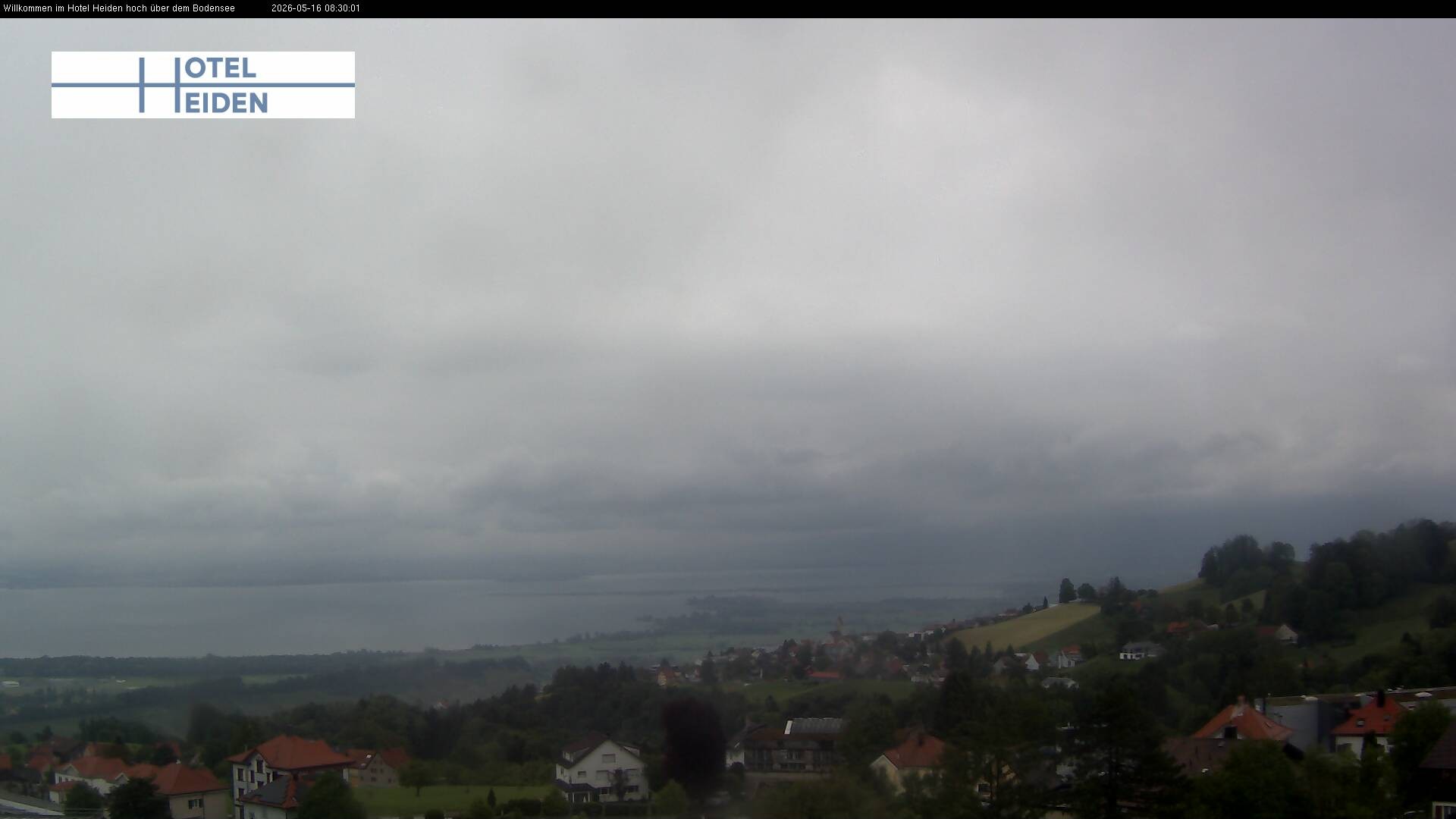 Archived image Webcam Heiden - View of Lake Constance