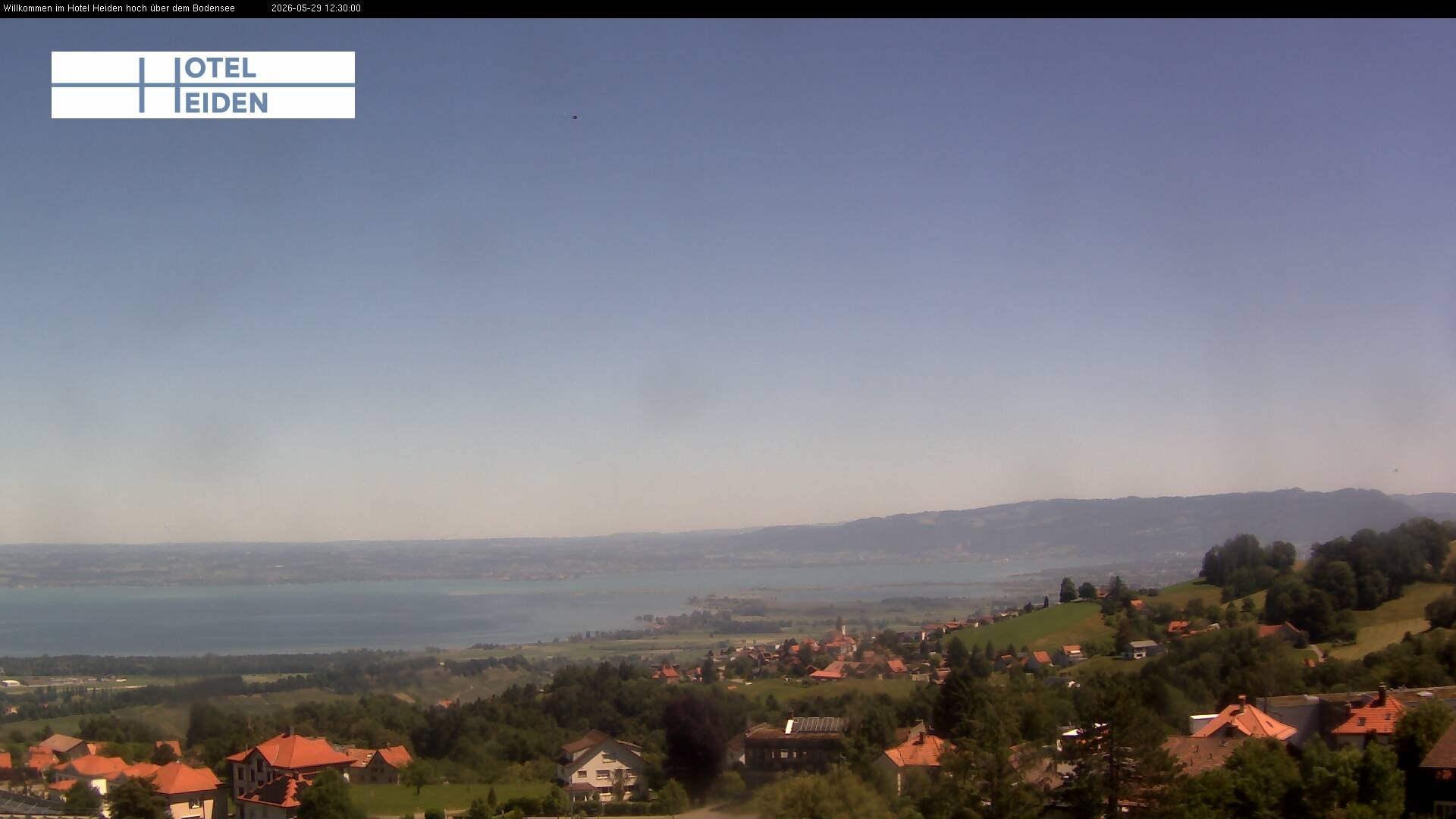Archiv Foto Webcam Heiden - Blick über den Bodensee