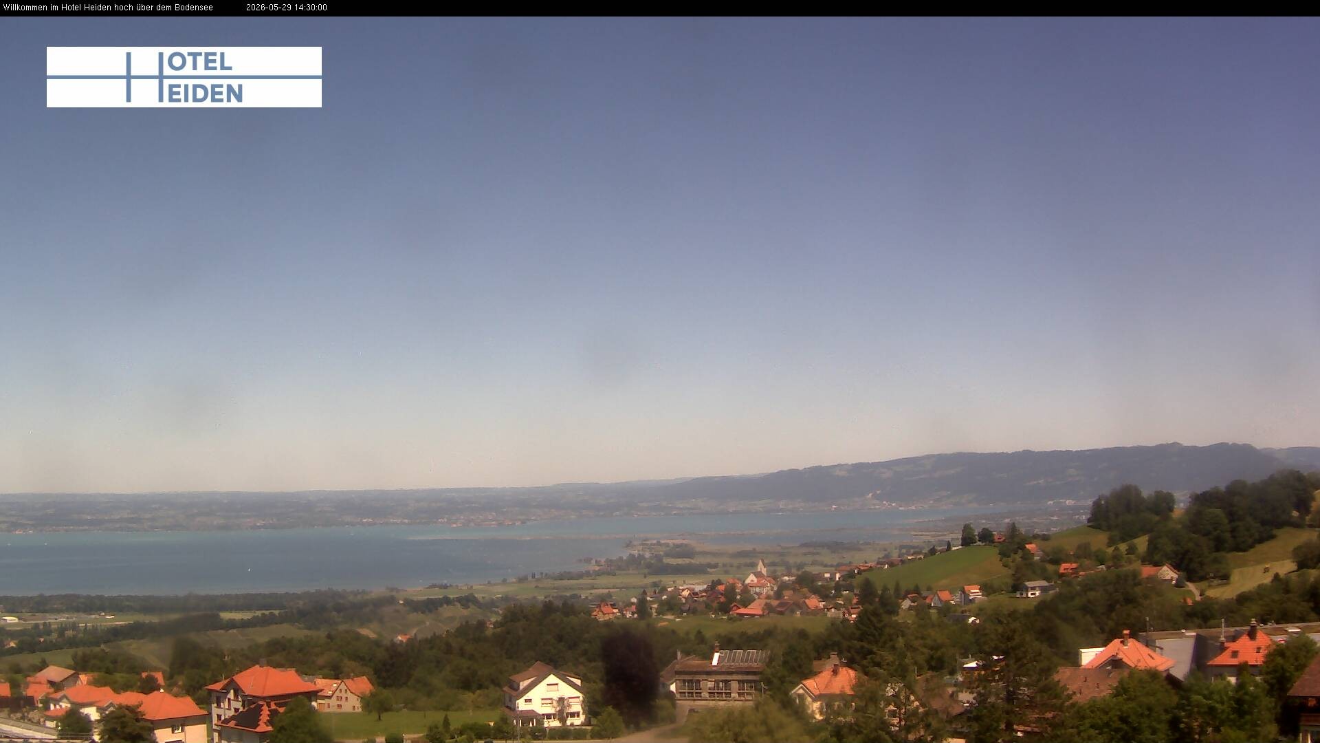 Archiv Foto Webcam Heiden - Blick über den Bodensee