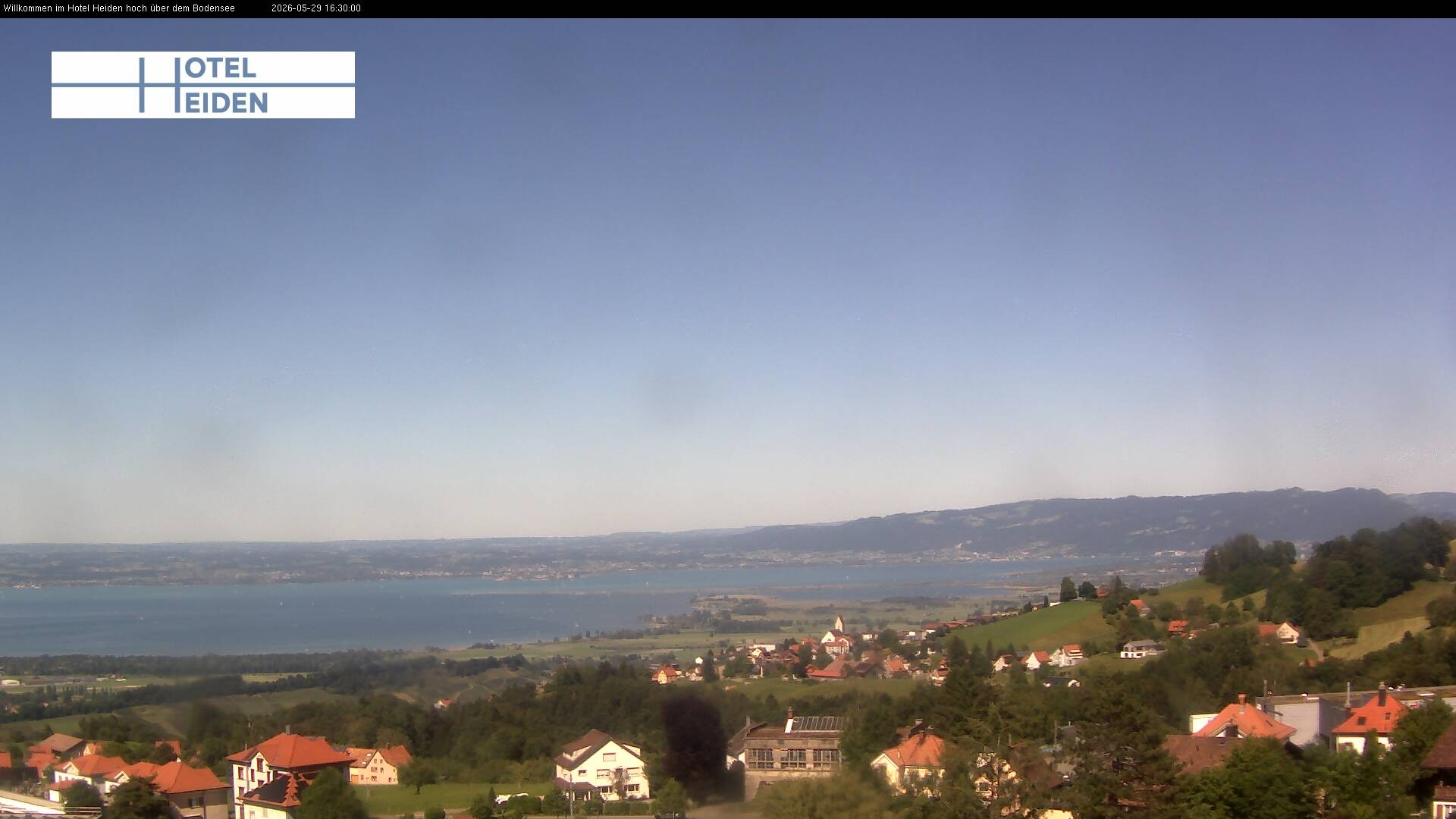 Archiv Foto Webcam Heiden - Blick über den Bodensee