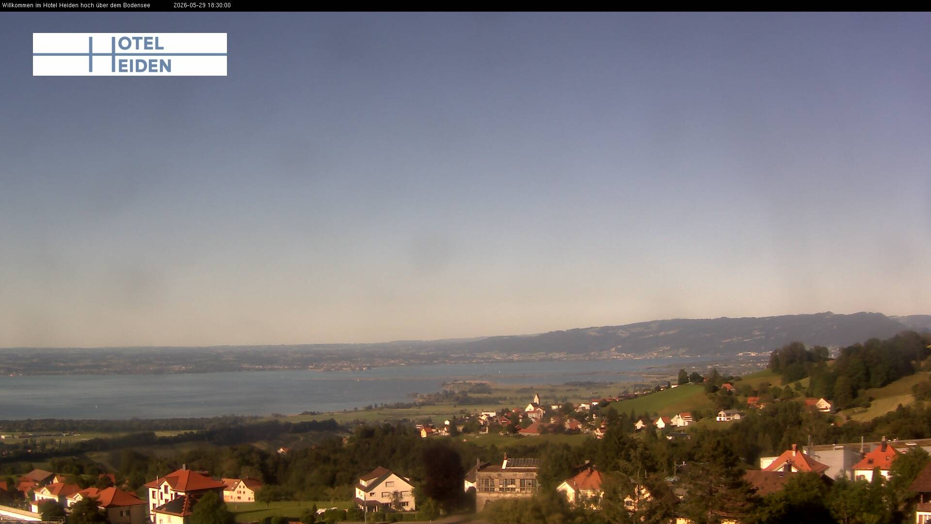 Archiv Foto Webcam Heiden - Blick über den Bodensee