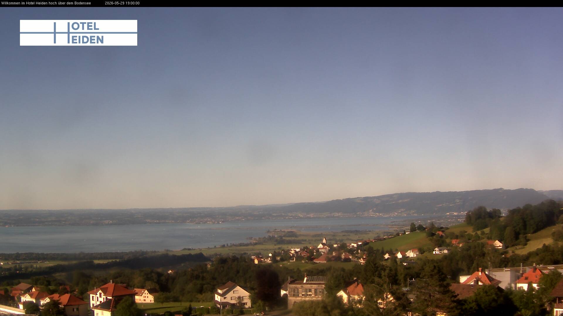 Archiv Foto Webcam Heiden - Blick über den Bodensee