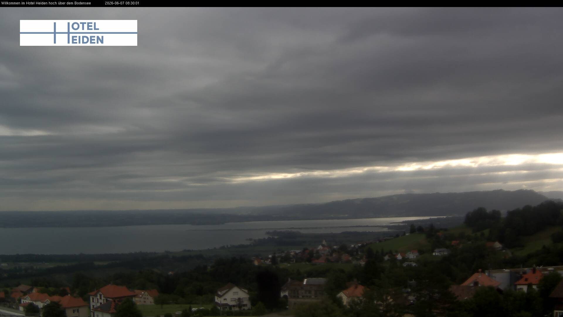 Archiv Foto Webcam Heiden - Blick über den Bodensee
