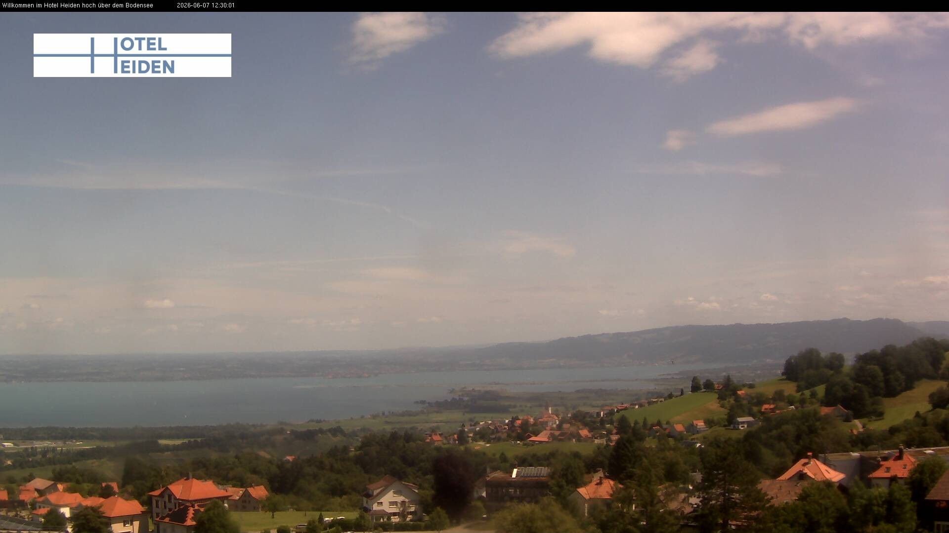 Archiv Foto Webcam Heiden - Blick über den Bodensee