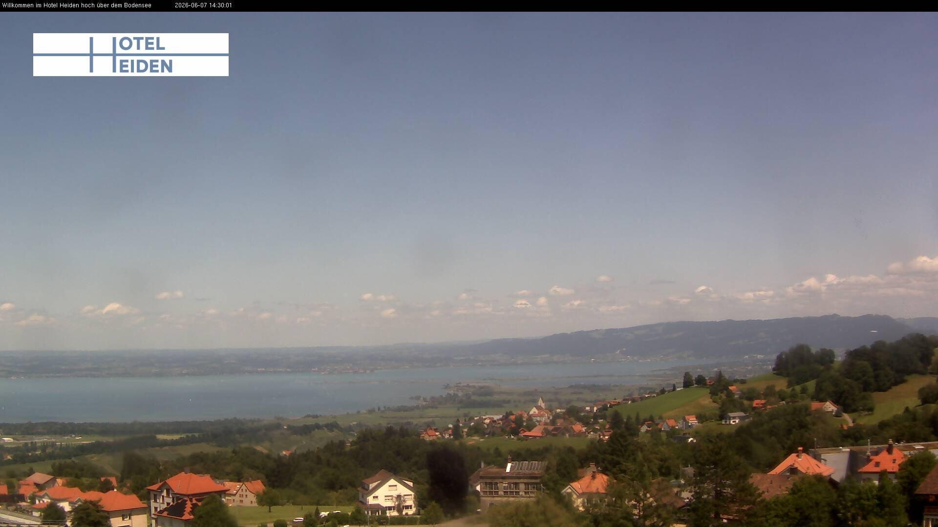Archiv Foto Webcam Heiden - Blick über den Bodensee