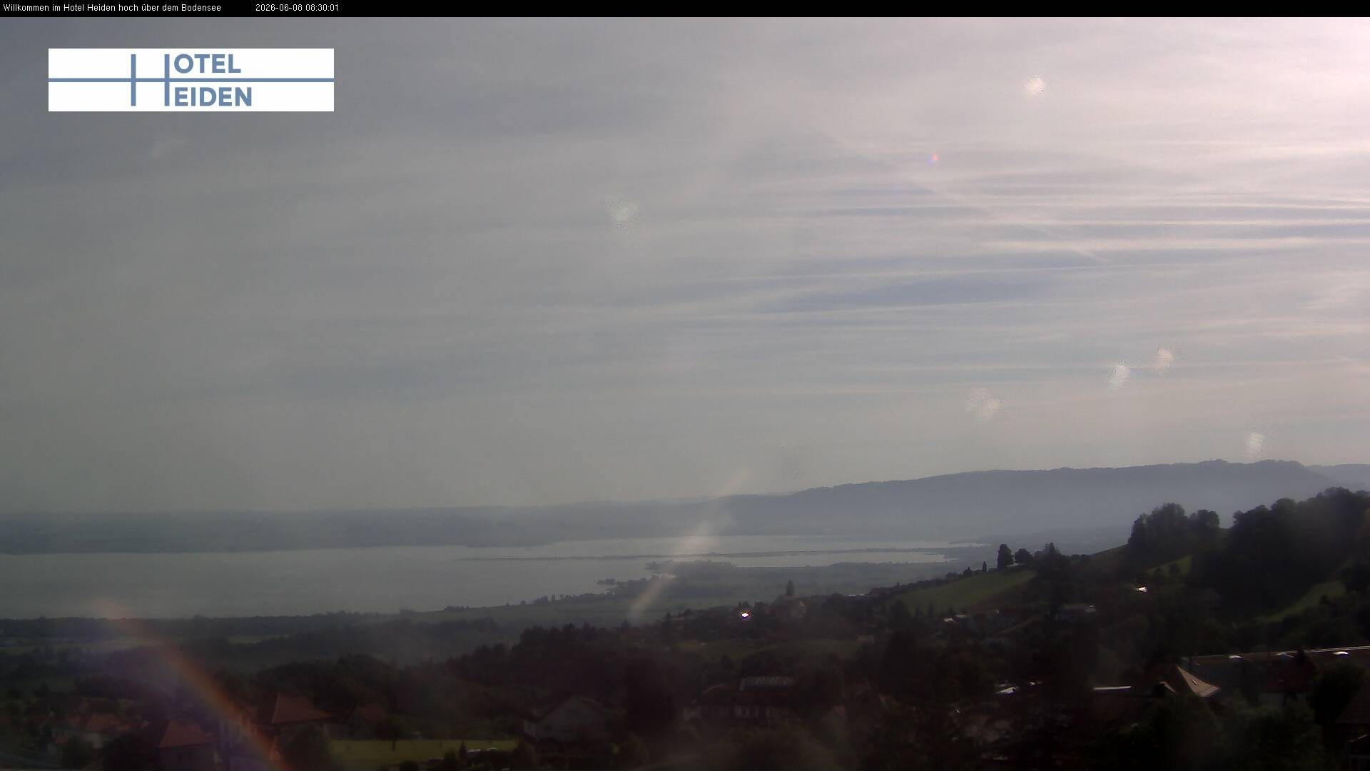 Archiv Foto Webcam Heiden - Blick über den Bodensee