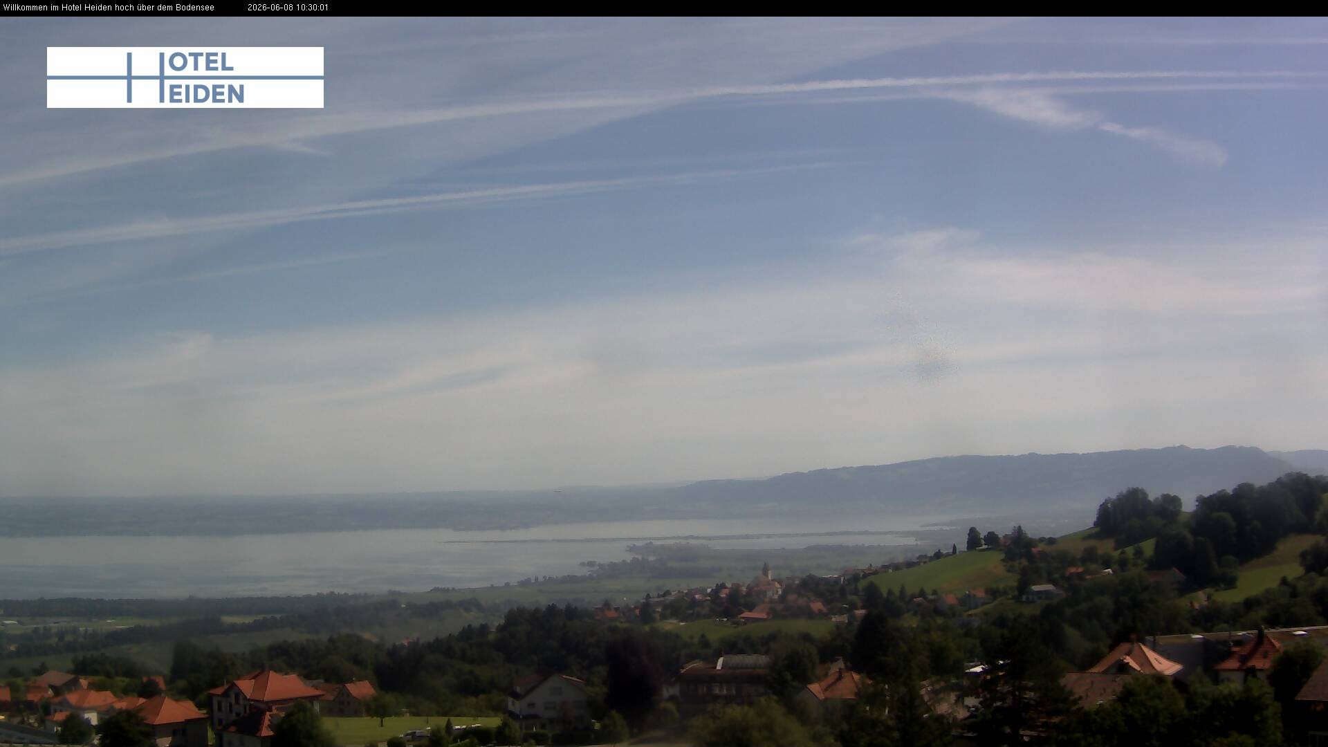 Archiv Foto Webcam Heiden - Blick über den Bodensee
