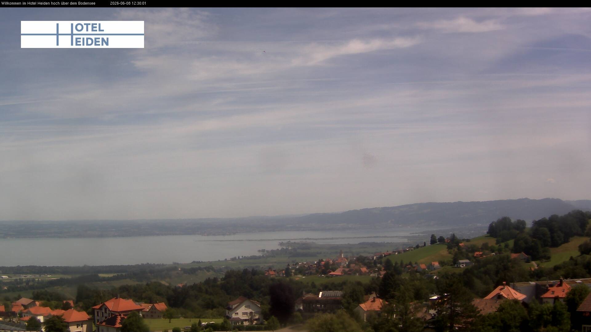 Archiv Foto Webcam Heiden - Blick über den Bodensee