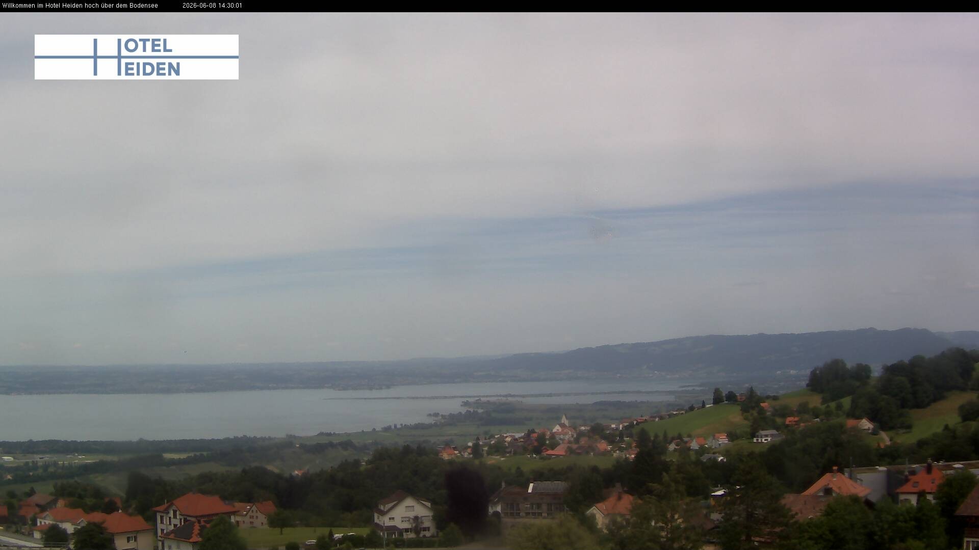 Archiv Foto Webcam Heiden - Blick über den Bodensee