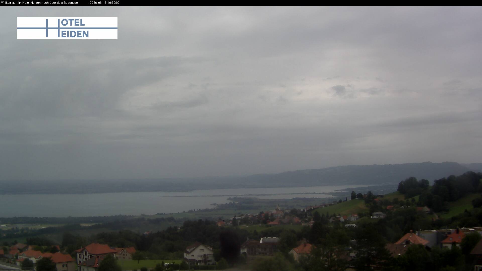 Archiv Foto Webcam Heiden - Blick über den Bodensee