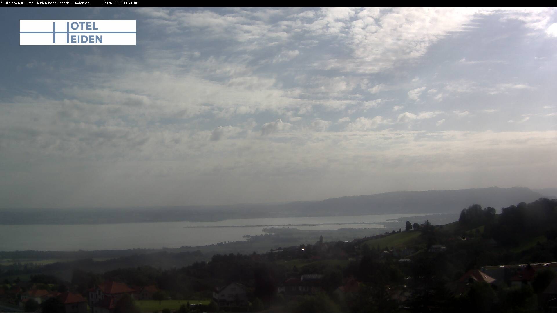 Archiv Foto Webcam Heiden - Blick über den Bodensee