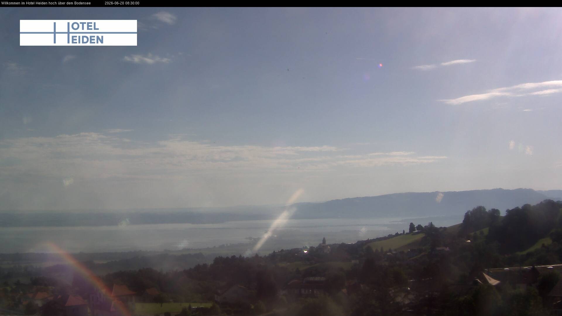 Archived image Webcam Heiden - View of Lake Constance