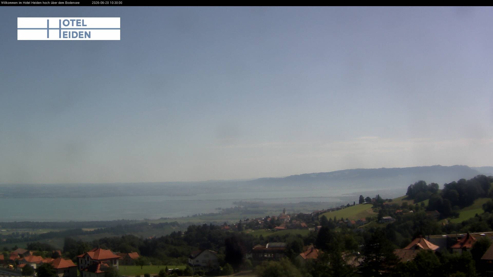 Archived image Webcam Heiden - View of Lake Constance