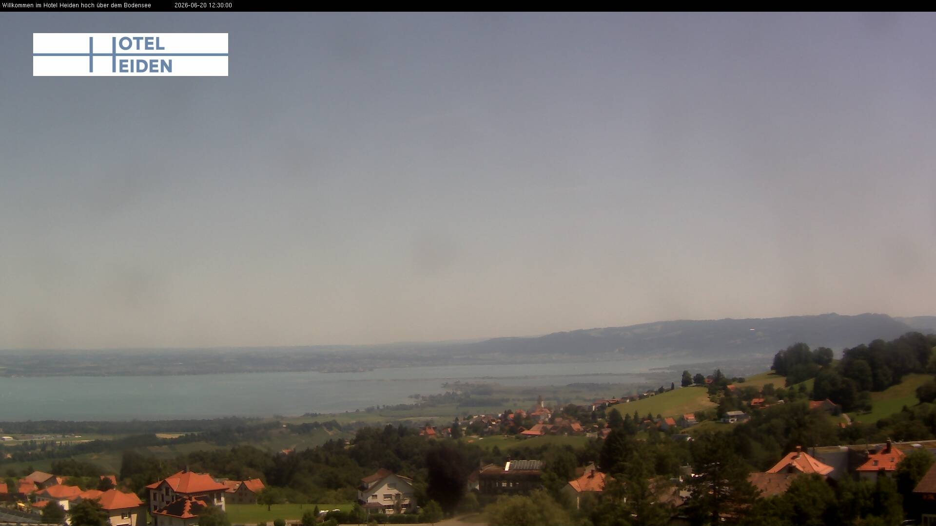 Archived image Webcam Heiden - View of Lake Constance