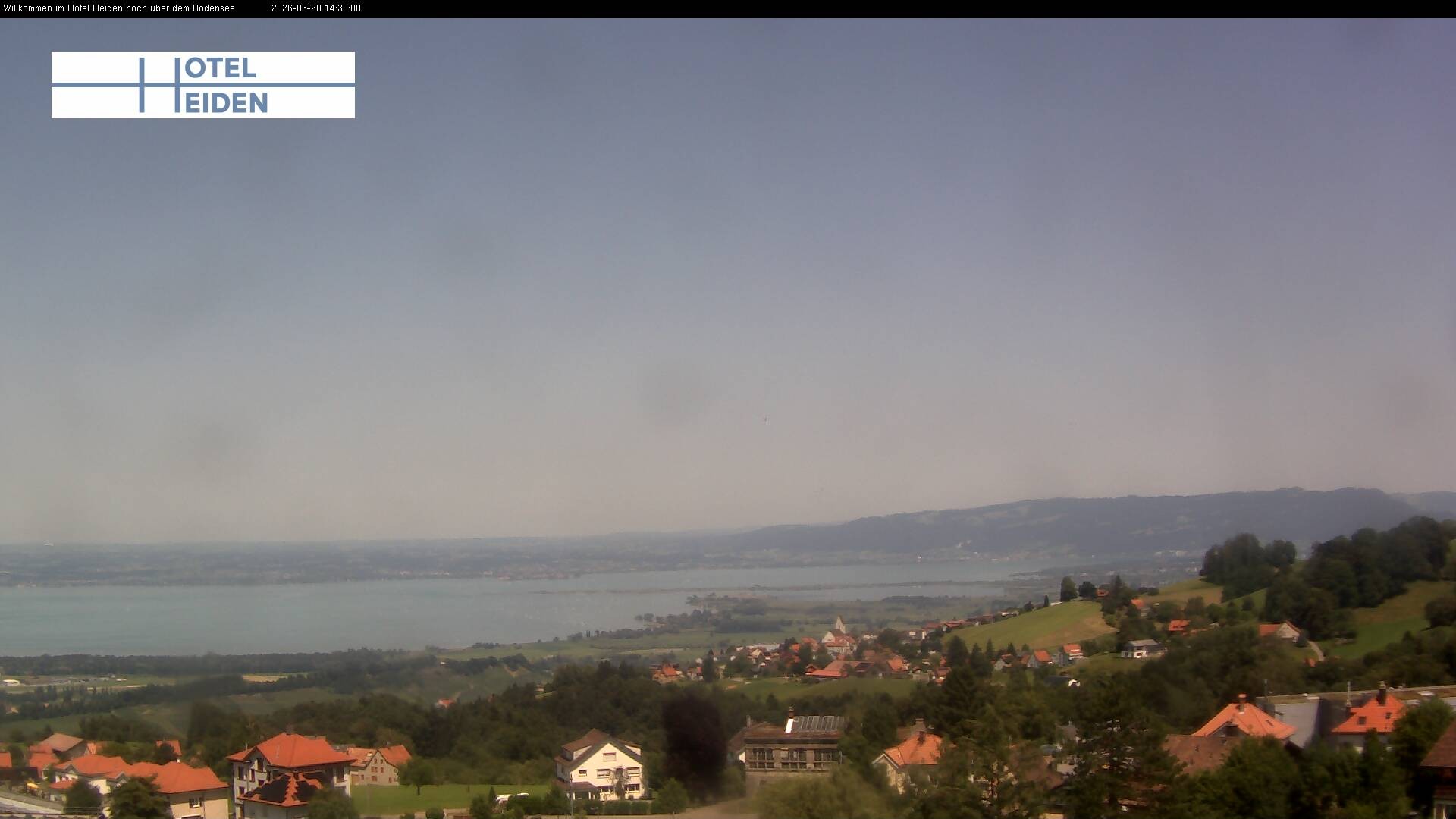 Archived image Webcam Heiden - View of Lake Constance