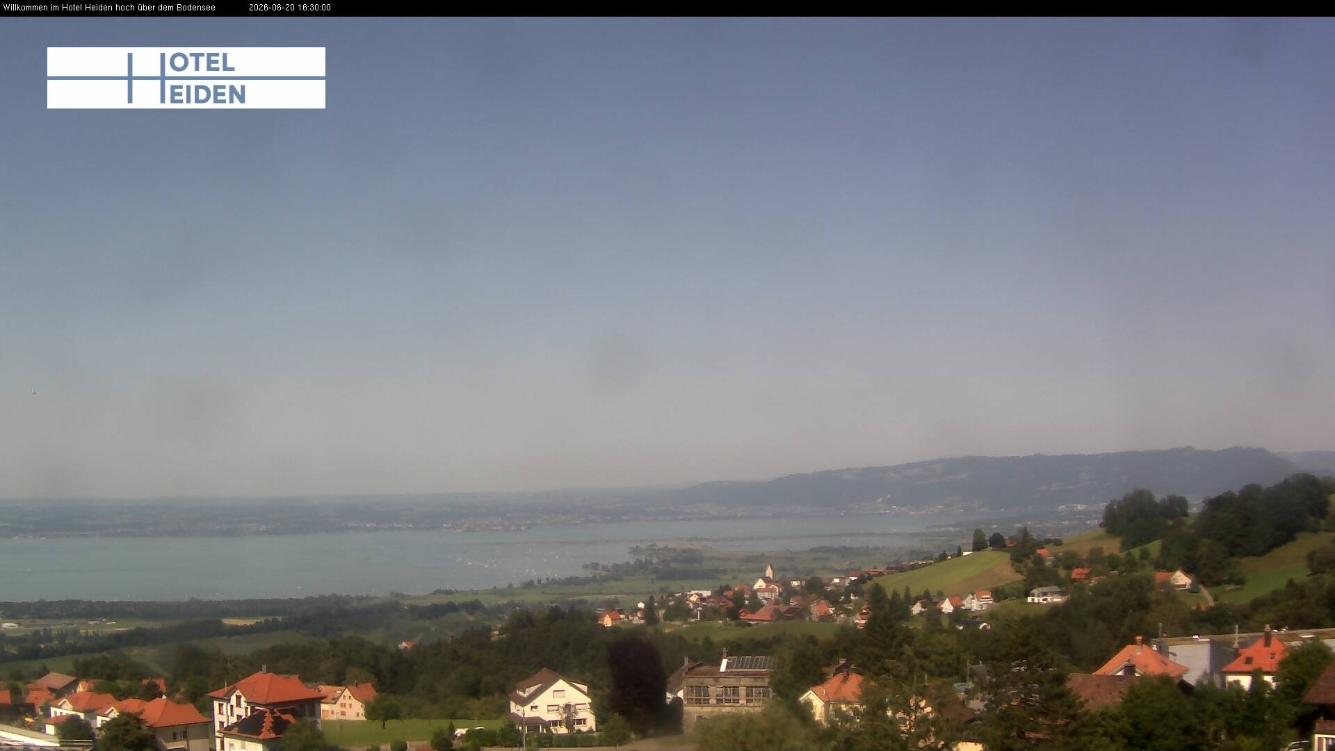 Archiv Foto Webcam Heiden - Blick über den Bodensee