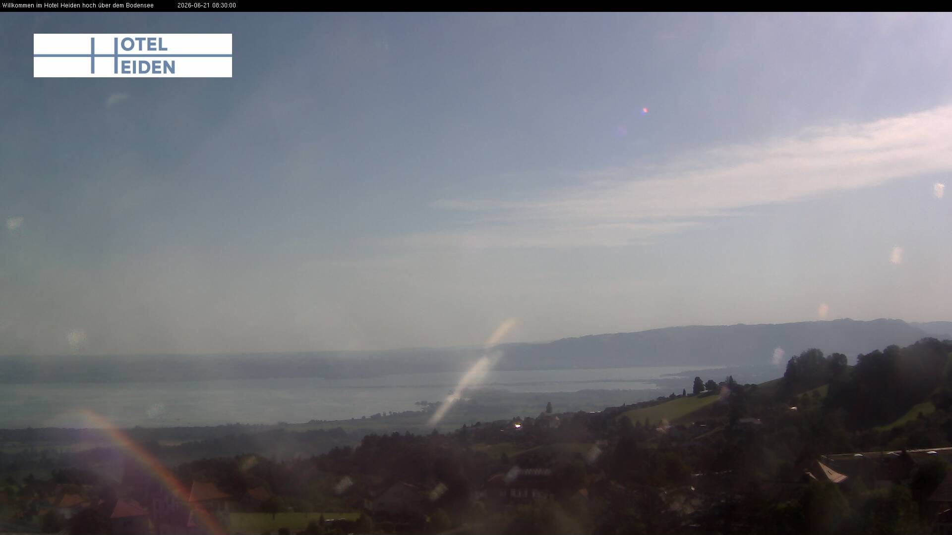 Archiv Foto Webcam Heiden - Blick über den Bodensee