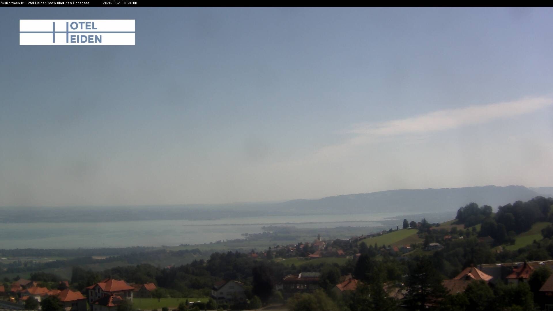 Archiv Foto Webcam Heiden - Blick über den Bodensee