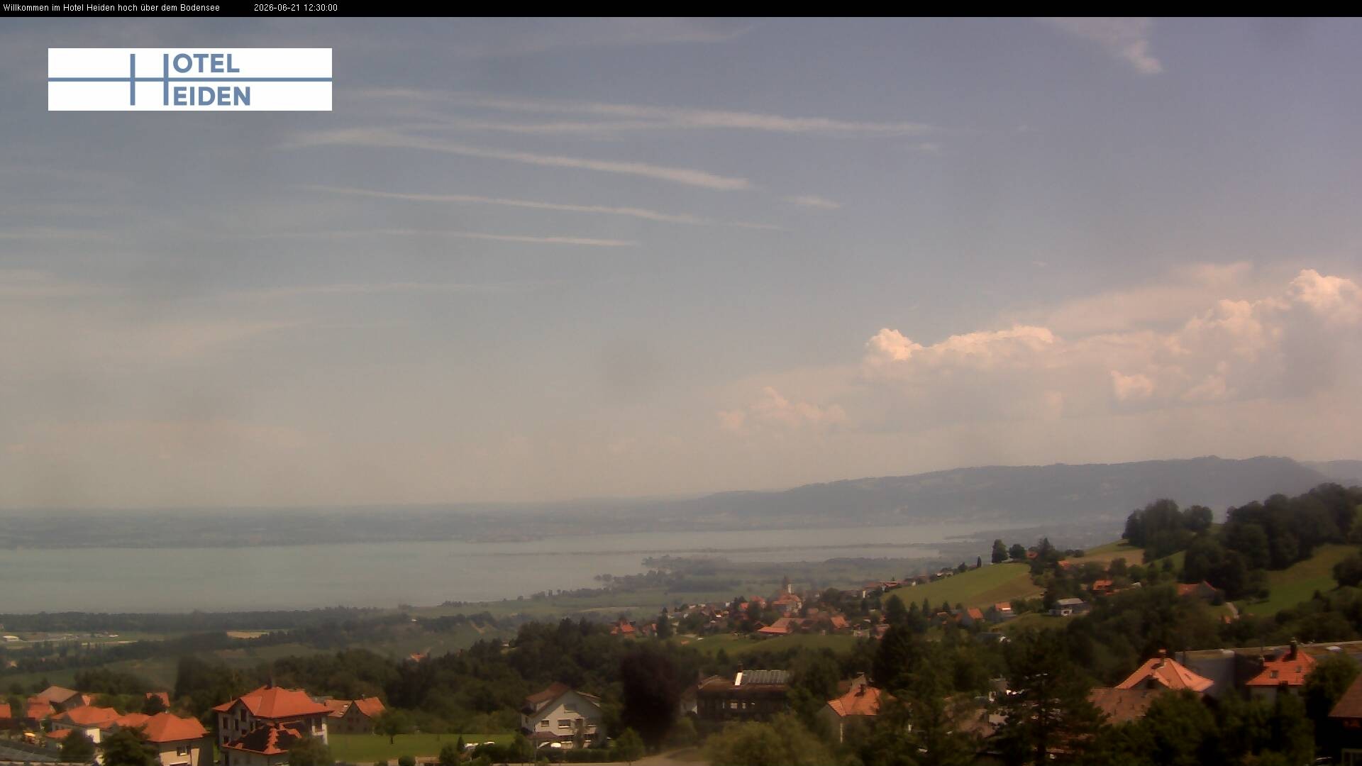 Archiv Foto Webcam Heiden - Blick über den Bodensee