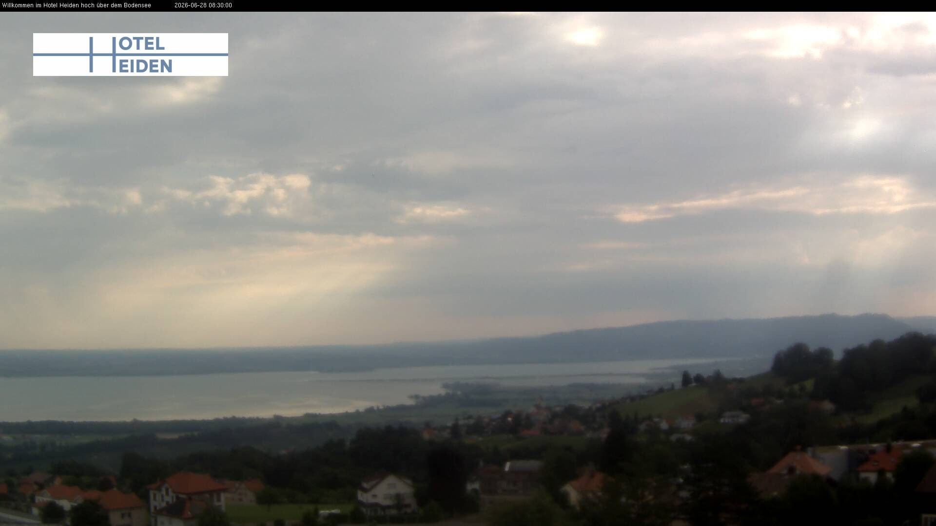 Archiv Foto Webcam Heiden - Blick über den Bodensee