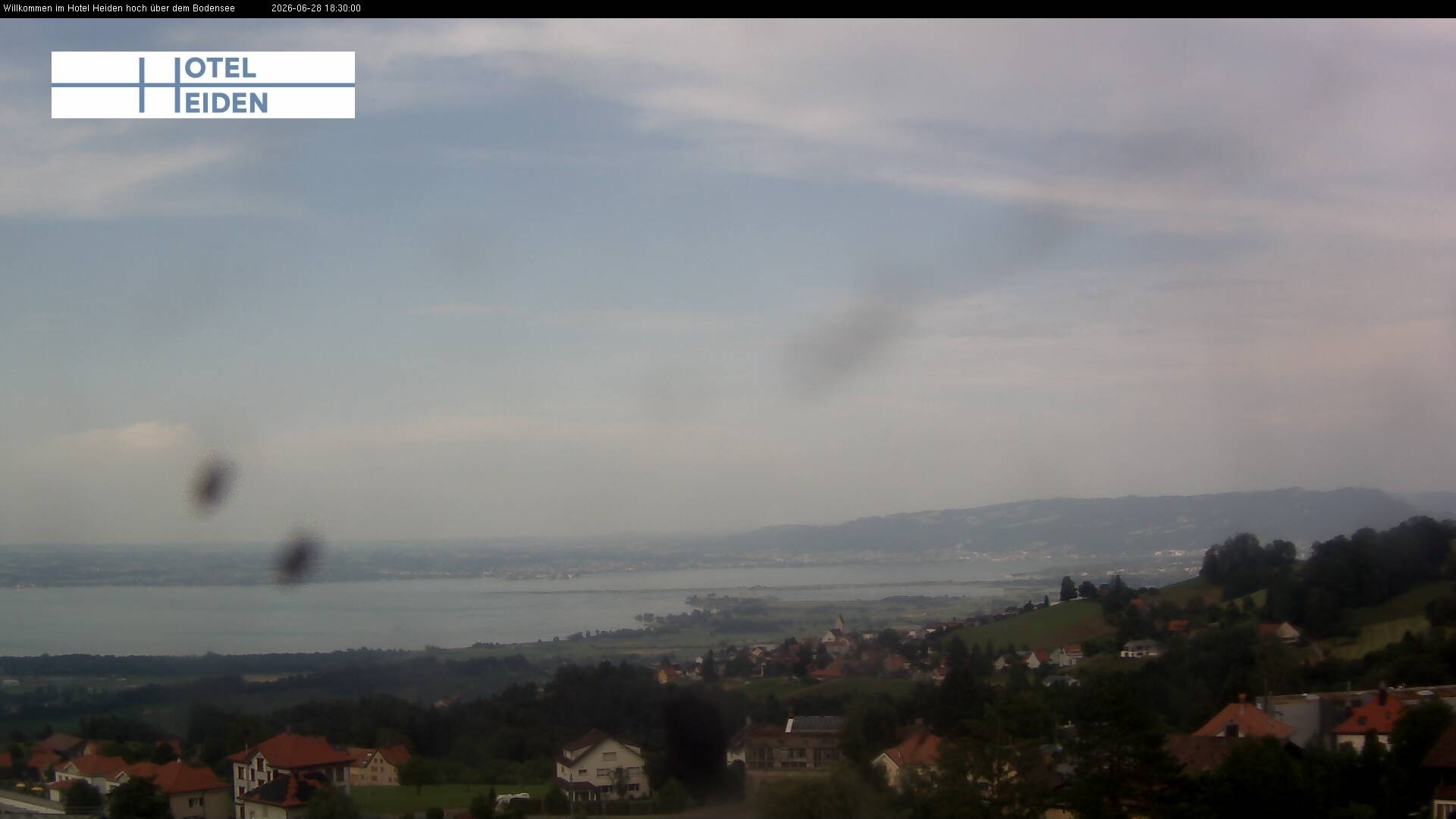 Archiv Foto Webcam Heiden - Blick über den Bodensee