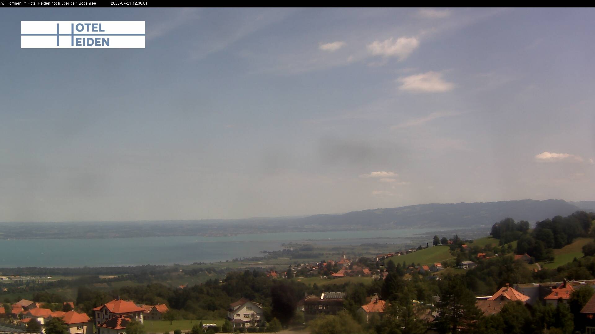 Archiv Foto Webcam Heiden - Blick über den Bodensee