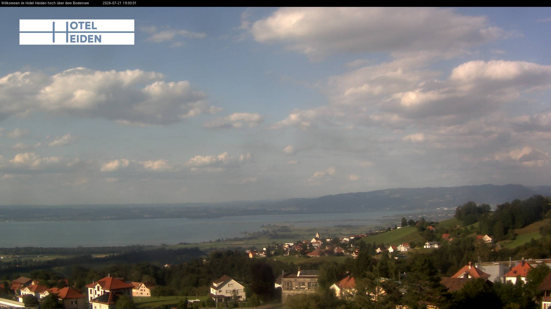Archiv Foto Webcam Heiden - Blick über den Bodensee