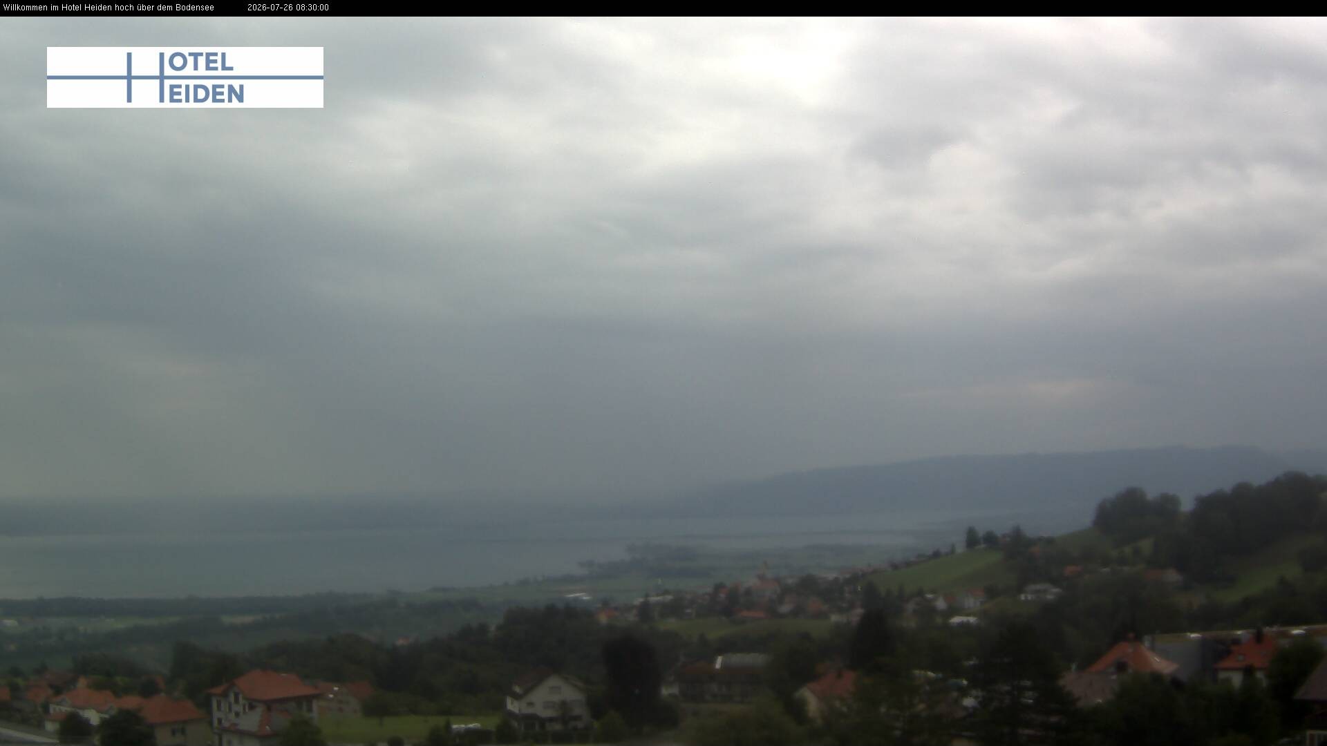 Archived image Webcam Heiden - View of Lake Constance
