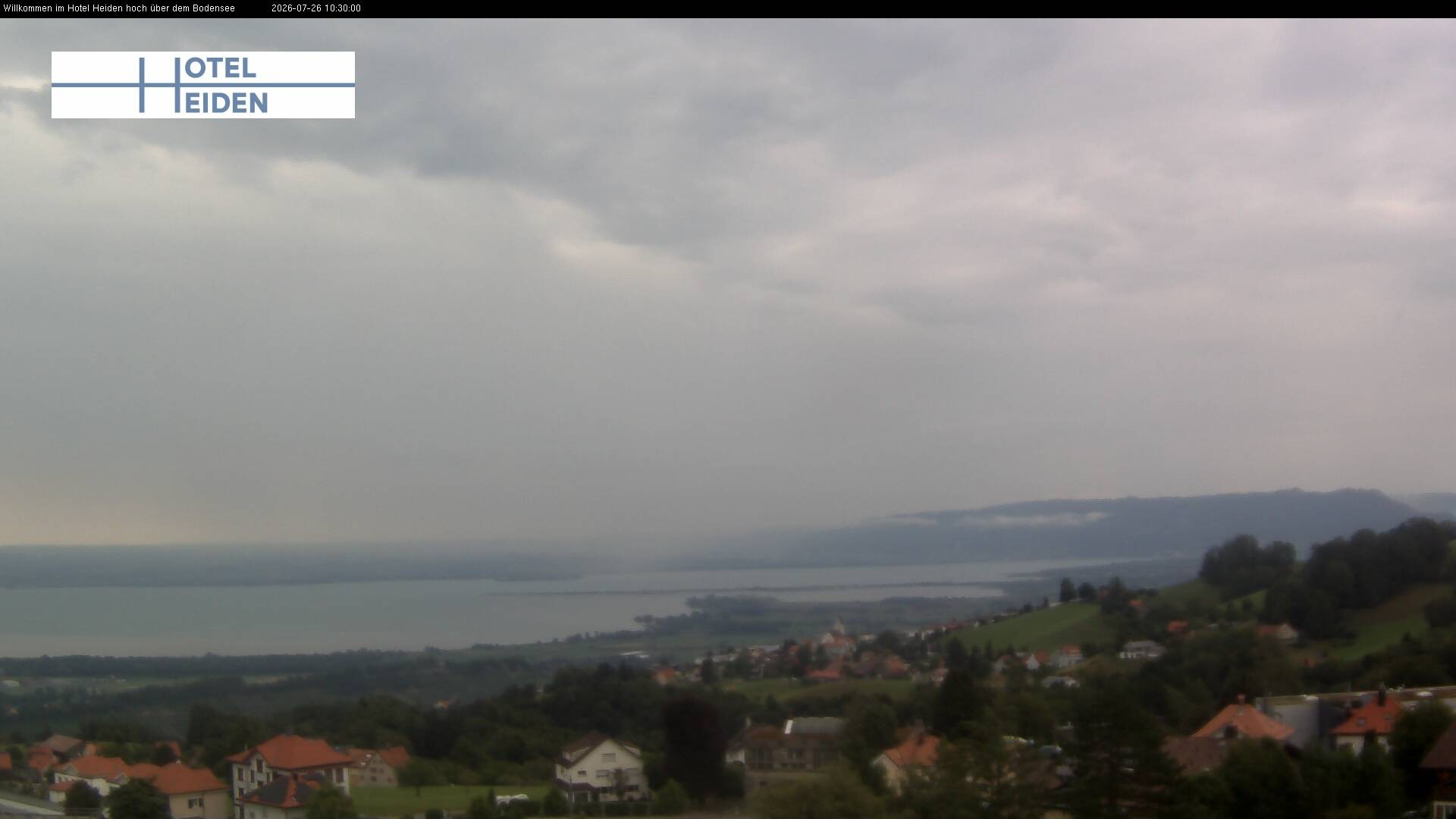 Archived image Webcam Heiden - View of Lake Constance