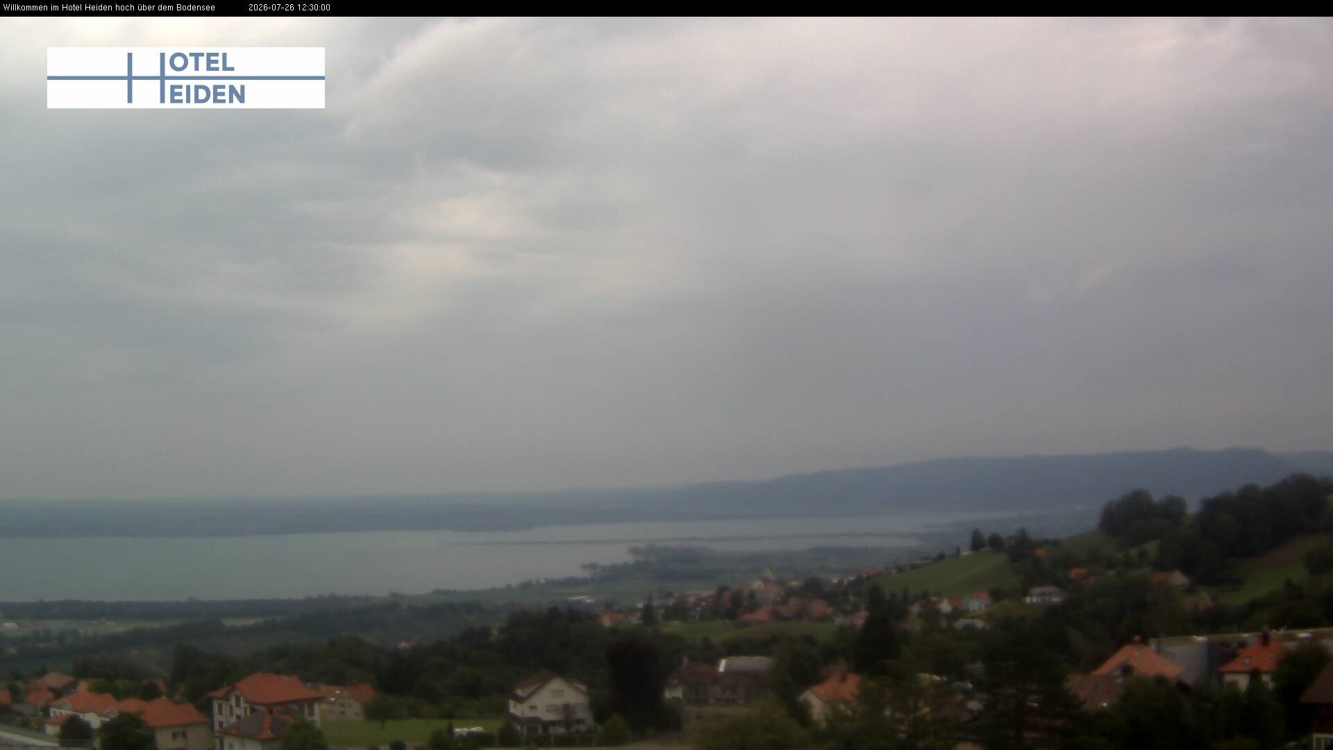 Archived image Webcam Heiden - View of Lake Constance