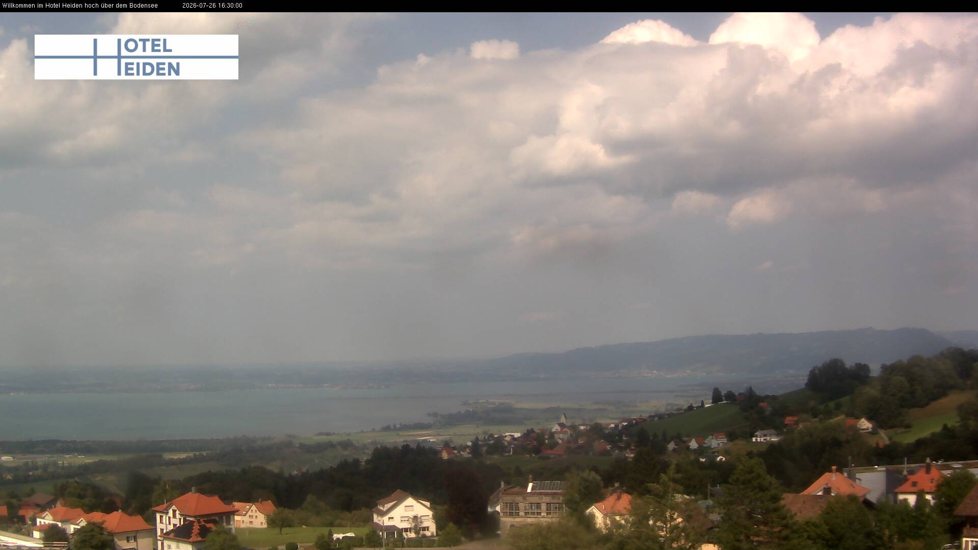 Archived image Webcam Heiden - View of Lake Constance