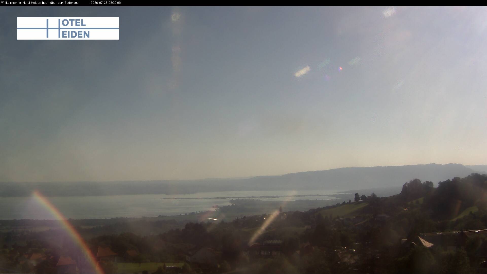 Archiv Foto Webcam Heiden - Blick über den Bodensee