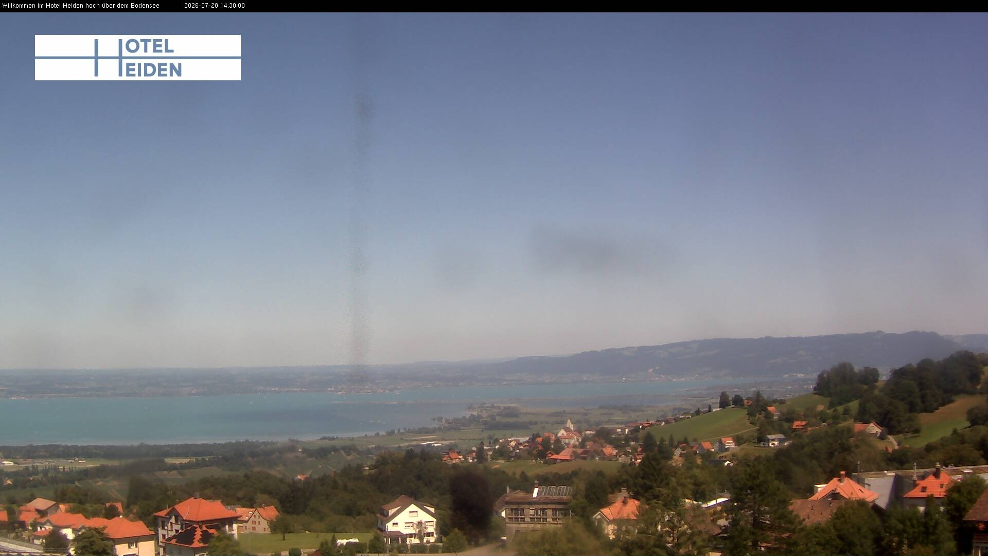 Archiv Foto Webcam Heiden - Blick über den Bodensee