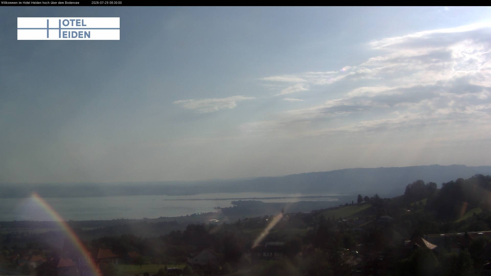 Archiv Foto Webcam Heiden - Blick über den Bodensee