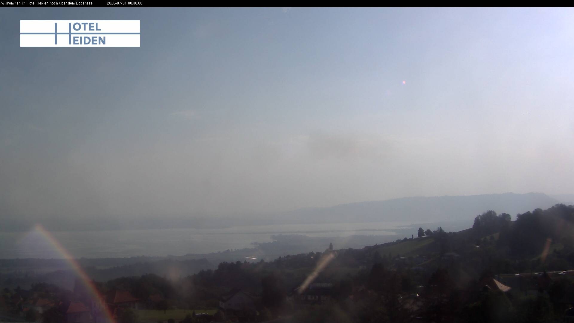 Archiv Foto Webcam Heiden - Blick über den Bodensee
